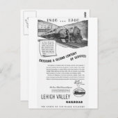 Lehigh Valley Railroad-A Second Century Service Briefkaart (Voorkant / Achterkant)