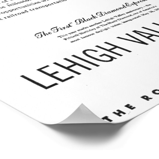 Lehigh Valley Railroad-A Second Century Service Poster (Hoek)