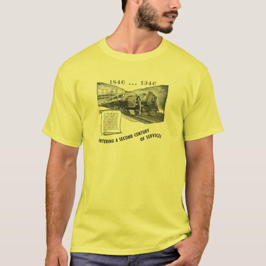 Lehigh Valley Railroad-A Second Century Service T-shirt (Voorkant)