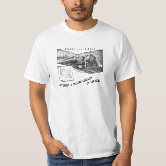 Lehigh Valley Railroad-A Second Century Service T-shirt (Voorkant)
