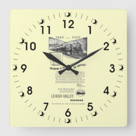 Lehigh Valley Railroad-A Second Century Service Vierkante Klok