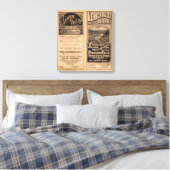 Lehigh Valley Railroad Canvas Afdruk (Insitu (Slaapkamer))