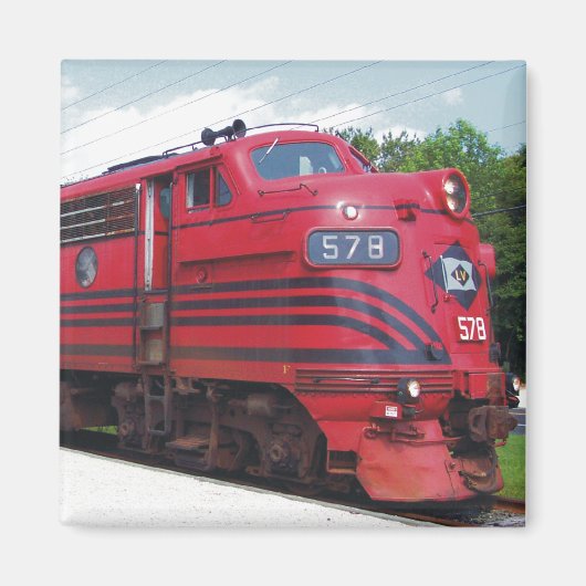 Lehigh Valley Railroad F-7A #578 @ Cape May N.J. Magneet (Voorkant)