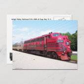 Lehigh Valley Railroad F-7A #578 in Cape May N. J. Briefkaart (Voorkant / Achterkant)
