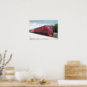 Lehigh Valley Railroad F-7A #578 in Cape May N.J. Poster (Keuken)