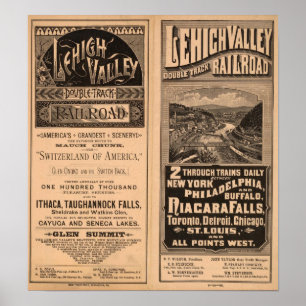 Lehigh Valley Railroad Poster