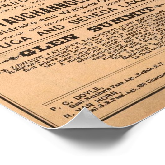 Lehigh Valley Railroad Poster (Hoek)