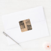 Lehigh Valley Railroad Vierkante Sticker (Envelop)