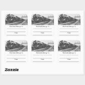 Lehigh Valley Trein Boekplaten Vierkante Sticker (Vel)