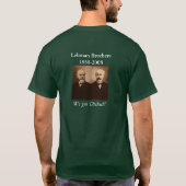 Lehman Brothers: 158 jaar T-shirt (Achterkant)