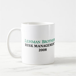 Lehman Brothers Risicobeheer 2008 Koffiemok