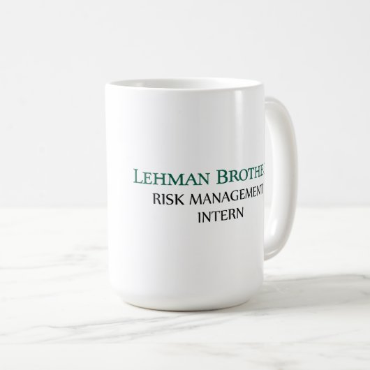 Lehman Brothers Risicobeheer Intern Mokken (Voorkant rechts)