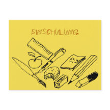 Lehrmittel auf Einladung zur Einschulung