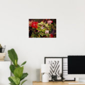 Lehua Bloesems In Hawaii Vulkanen Poster (Thuiskantoor)
