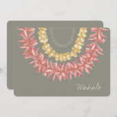 Lei Day door Wander met Aloha Bedankkaart (Voorkant / Achterkant)