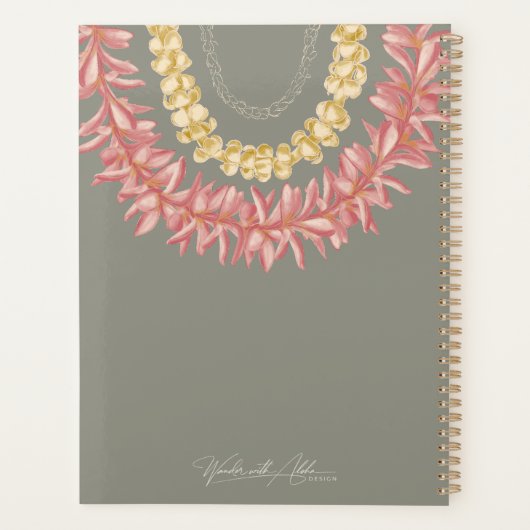 Lei Day door Wander met Aloha, Creëer uw toekomst Planner (Achterkant)