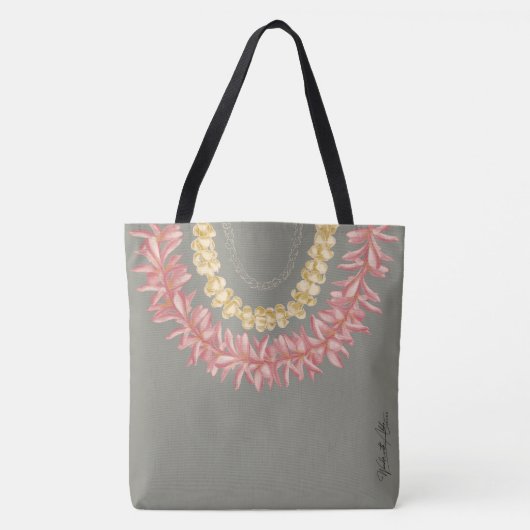 Lei Day door Wander met Aloha Tote Bag (Voorkant)