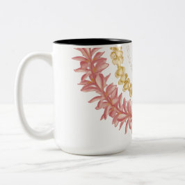 Lei Day door Wander met Aloha Tweekleurige Koffiemok