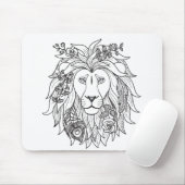 Lei en bloemen muismat (Met muis)