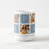 Lei Grijs | Aangepaste Pepaw 5 Foto Colorblock Col Koffiemok (Center)