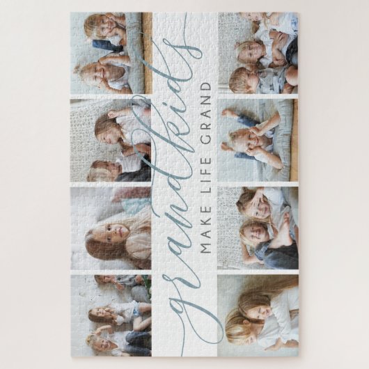 Lei Grijs | Grootkinderen maken foto's van het lev Legpuzzel (Verticaal)