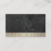 Lei Grijs | Lijnpatroon Visitekaartje (Achterkant)