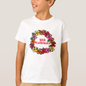 Lei Hawaiian Kerstmis T-shirt (Voorkant)