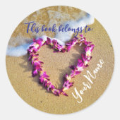 Lei Heart Boek Sticker (Voorkant)