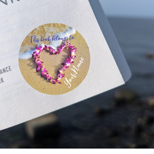 Lei Heart  Boek Sticker