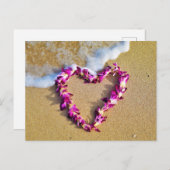 Lei Heart Briefkaart (Voorkant / Achterkant)