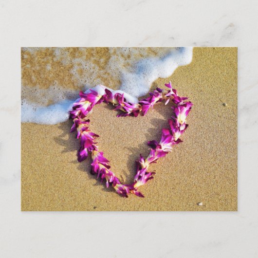 Lei Heart Briefkaart (Voorkant)