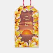 Lei met Aloha (aanpasbaar) Cadeaulabel (Achterkant)