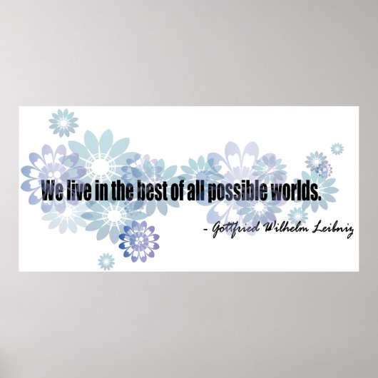 Leibniz Poster (Voorkant)