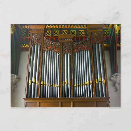 Leicester Cathedral organ, Leicestershire, Verenig Briefkaart (Voorkant)