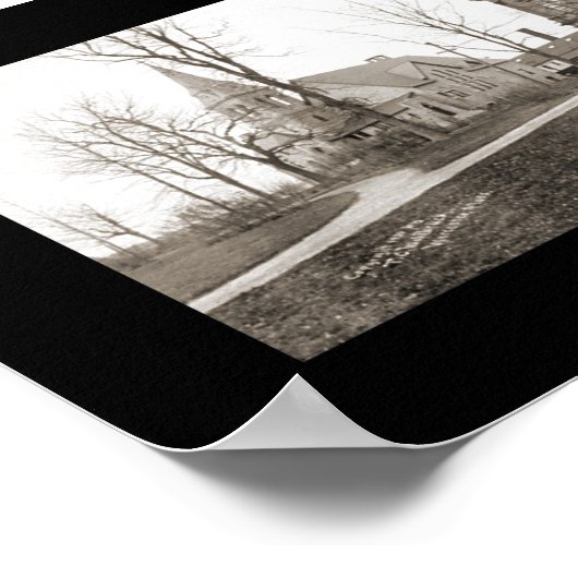 Leicester Center MA Foto 1910 Poster (Hoek)