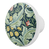 Leicester, een William Morris ontwerp, Keramische Knop (Rechts)