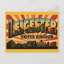 Leicester Engeland Romeinse en multiculturele stad Briefkaart