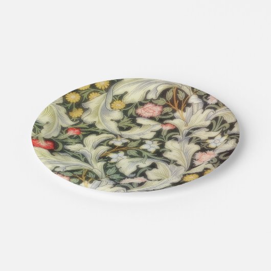 Leicester  Floral Pattern Papieren Bordje (Gekanteld)