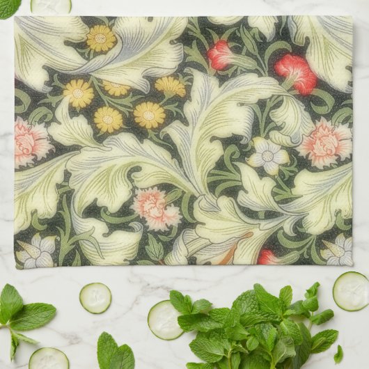 Leicester Floral Theedoek (Gevouwen)