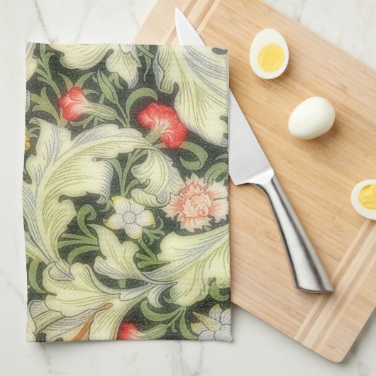 Leicester  Floral Theedoek (Quarter Fold)