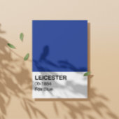 Leicester Fox Blue - Volledige breedte Perfect Poster