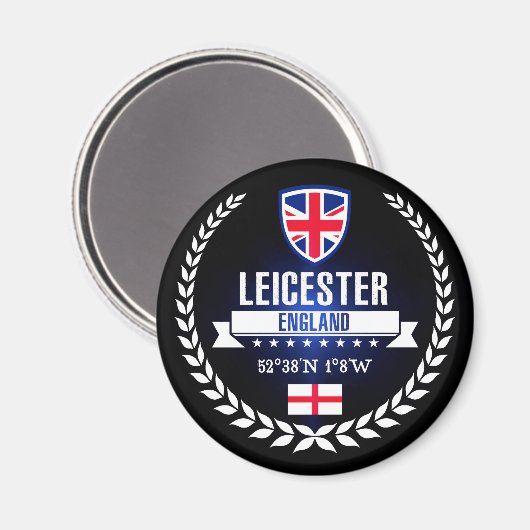 Leicester Magneet (Voorkant / Achterkant)