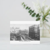 Leicester Square 1904, London England, Verenigd Ko Briefkaart (Staand voorkant)