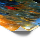 Leicester Square bij nacht, Londen Poster (Hoek)