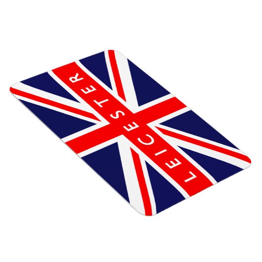 Leicester UK Flag Magneet (Rechterzijde)