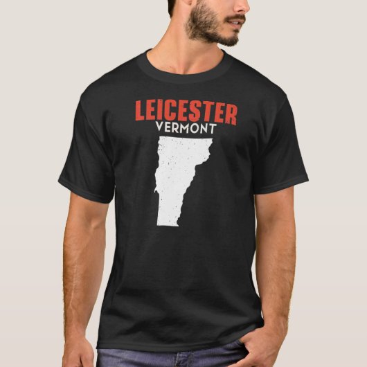 Leicester Vermont USA State America Travel Vermont T-shirt (Voorkant)