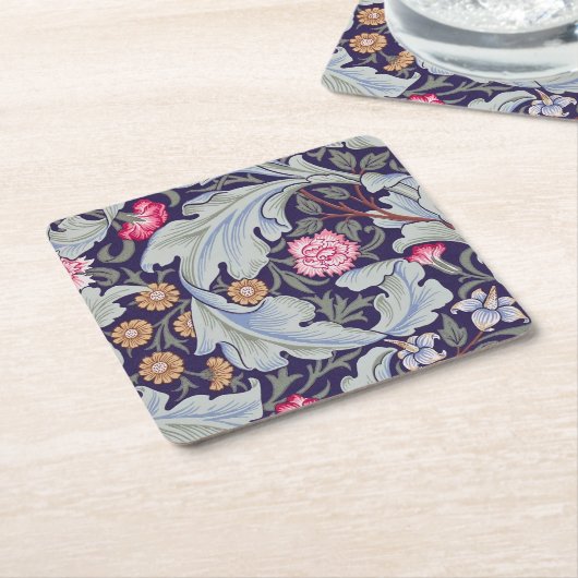 Leicester, William Morris Kartonnen Onderzetters (Schuin)