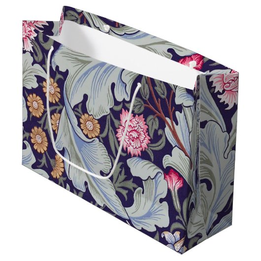 Leicester, William Morris Large Gift Bag Groot Cadeauzakje (Voorkant Gekanteld)