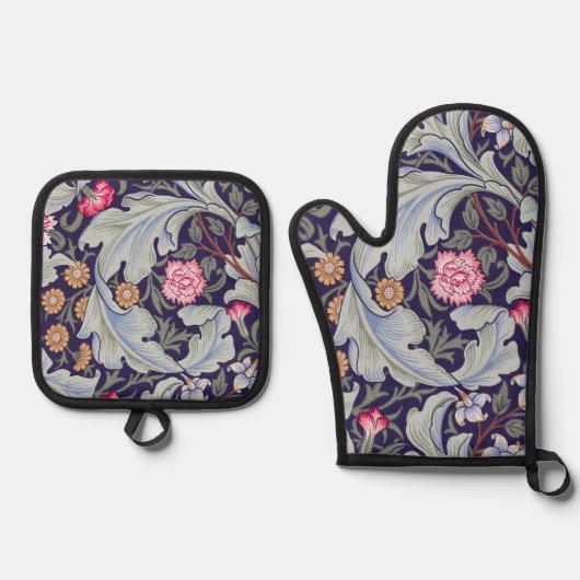 Leicester, William Morris Ovenwant & Pannenlap Set (Voorkant)