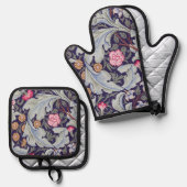 Leicester, William Morris Ovenwant & Pannenlap Set (Voorkant / Achterkant)